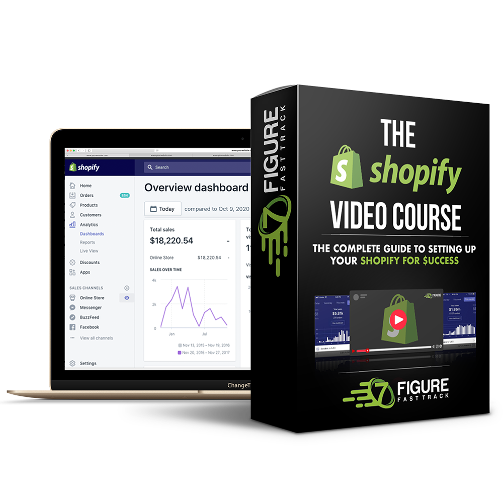 7 Figure Fast Track - Shopify Course - 47 Lessons